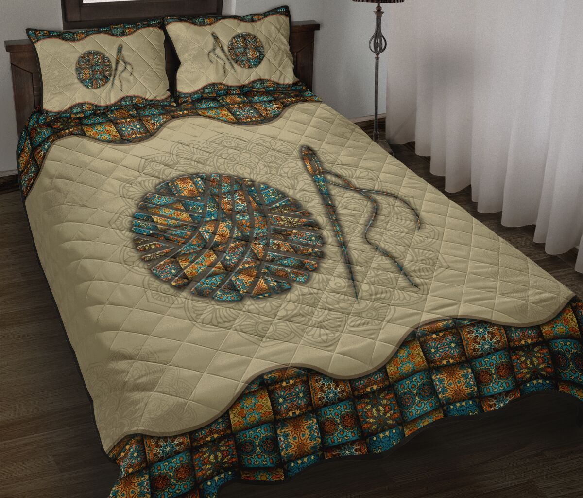 Quilt Bed Set - Mandala - Crochet 15 - Love Quilt Bedding Set