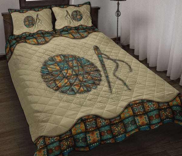 Quilt Bed Set - Mandala - Crochet 15 - Love Quilt Bedding Set