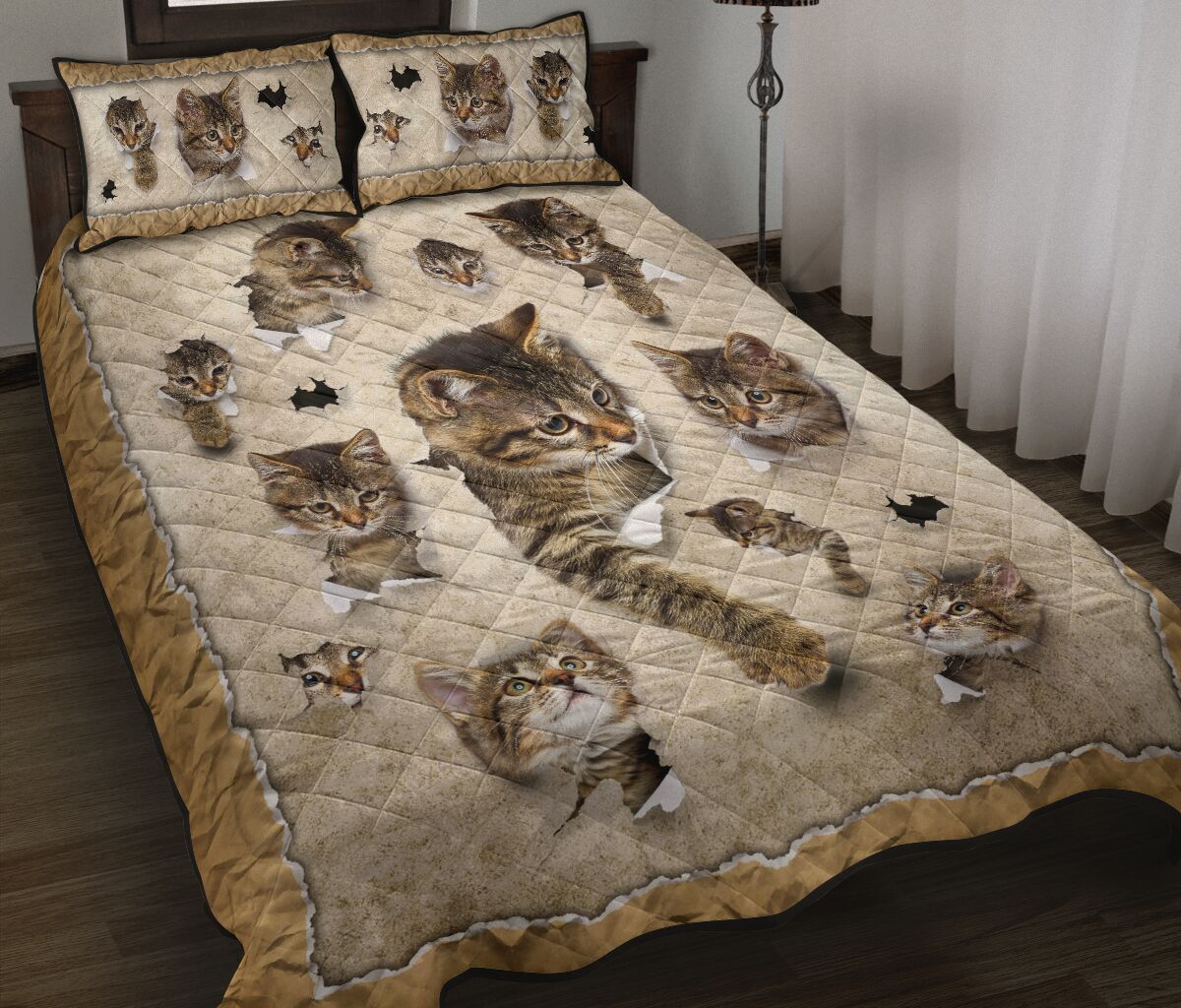 Quilt Bed Set - Cat 82 - Love Quilt Bedding Set