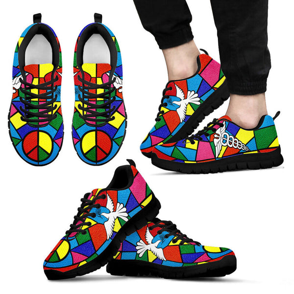 Nurse Peace Dove Gl Sneakers, Running Shoes, Shoes For Women, Shoes For Men, Custom Shoes, L- Love Sneakers