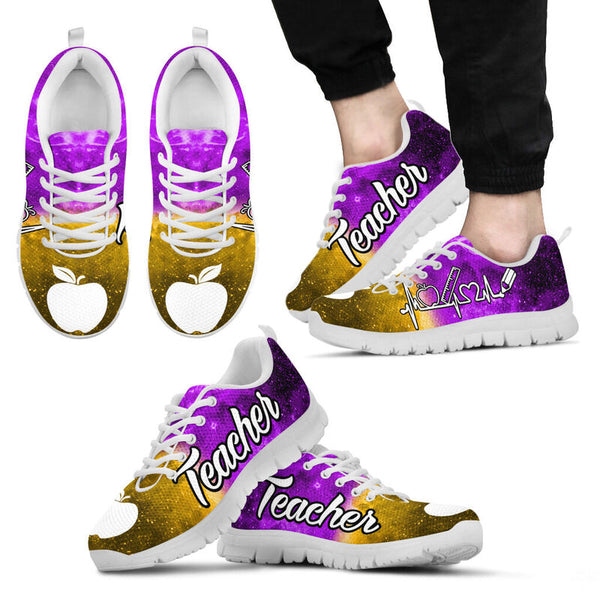 Teacher Galaxy Pg Sneakers, Running Shoes, Shoes For Women, Shoes For Men, Custom Shoes, L- Love Sneakers