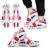 Uk Flag Peace Sneakers, Runni- Love Sneakers