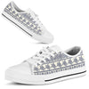 Turtle Vintage Patterns Low Top Shoes