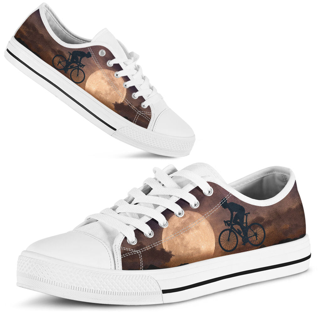 Cycling Moon - Low Top Shoe - Love Love Top Shoes