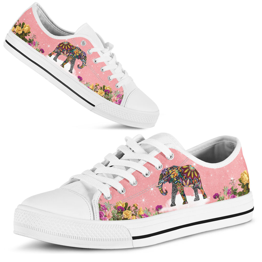 Elephant Flower - Low Top - El Shoe - Love Love Top Shoes