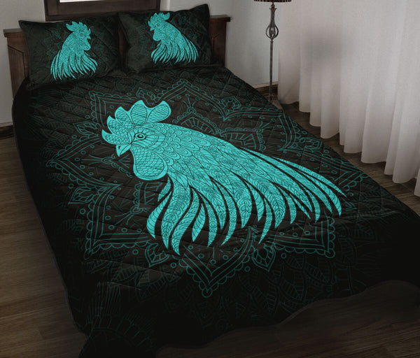 Chicken Quilt Bed Set 62 - Love Quilt Bedding Set