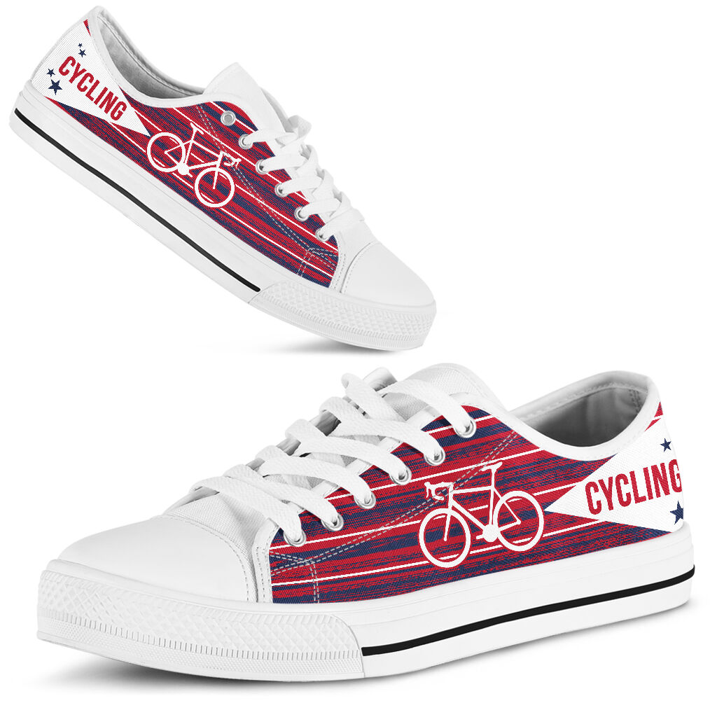 Cycling Brush Line Low Top Shoes - Love Low Top Shoes