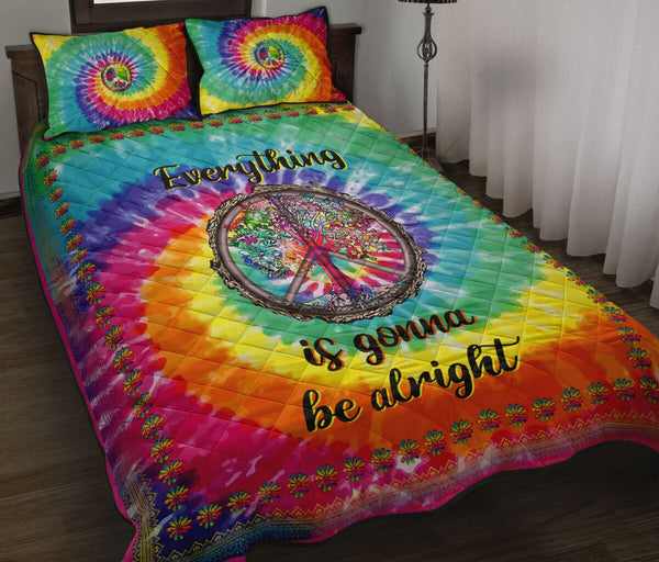 Quilt Bed Set - Hippie - Everything 39 - Love Quilt Bedding Set