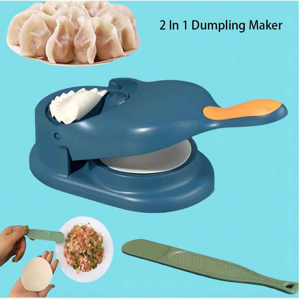 2 in 1 Dumpling Maker Dumpling Mold Dumpling Press Machine Noodle Press Dumpling Maker Mould Kitchen Hand Dumpling Making Tools