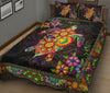 Turtle Mandala Colorful Style Quilt Bed Set - Love Quilt Bedding Set