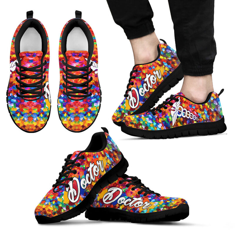 Doctor Paint Art Kd Sneakers, Running Shoes- Love Sneakers