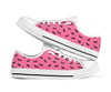 Dachshund Pattern Pink - Low Top Shoe - Love Love Top Shoes