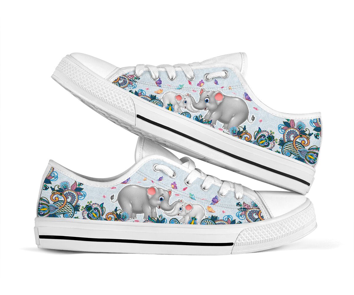 Elephant Paisley Low Top Shoes