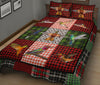 Hummingbirds Animal Fabric Style Quilt Bed Set - Love Quilt Bedding Set