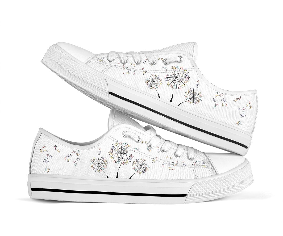 Cycling Dandelion - Low Top Shoe - Love Love Top Shoes