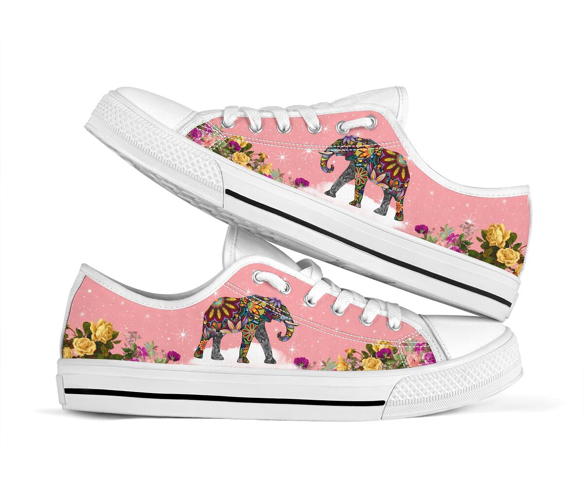 Elephant Flower - Low Top - El Shoe - Love Love Top Shoes