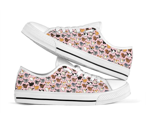 Cats Wallpaper Low Top Shoes