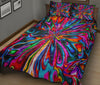 Hippie Lover Quilt Bed Set - Love Quilt Bedding Set