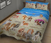 Cavalier King Charles Spaniel In Beach - Bed Set - Love Quilt Bedding Set