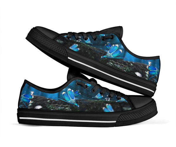 Dragonfly Background Low Top Shoe Shoes