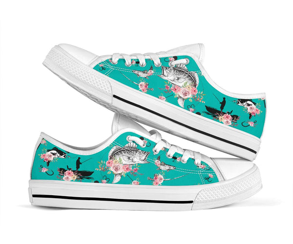 Low Top - Fishing - TurquoiseShoe - Love Love Top Shoes