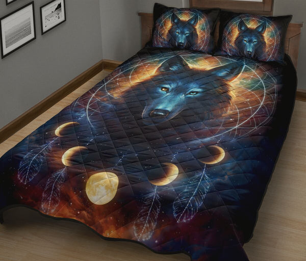 Wolf Quilt Bed Set 67 - Love Quilt Bedding Set