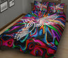 Hummingbird Animal Hippie Style Quilt Bed Set- Love Quilt Bedding Set