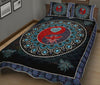 Bee Mandala Ying And Yang Style Quilt Bed Set - Love Quilt Bedding Set