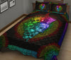 Quilt Bed Set - Colorful - Skull 78 - Love Quilt Bedding Set