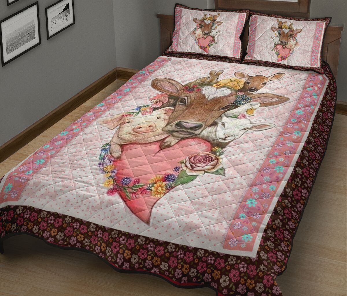Farming Quilt Bed Set 61 - Love Quilt Bedding Set