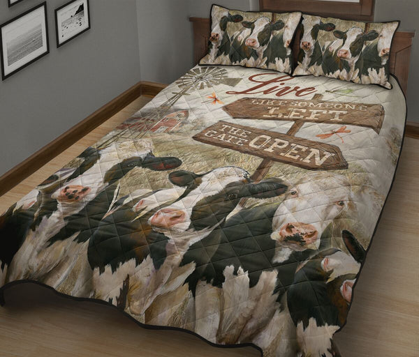 Quilt Bed Set - Farming - Cow 5 - Love Quilt Bedding Set