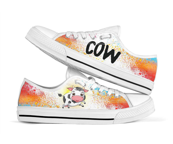 Cow Color Halftone - Low Top - Nnd Shoe - Love Love Top Shoes