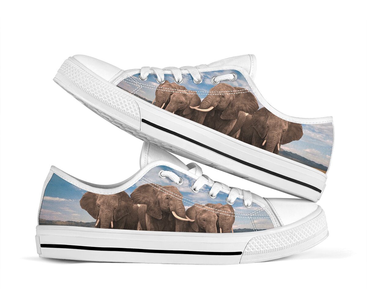 Elephants Family Low Top - Shoes