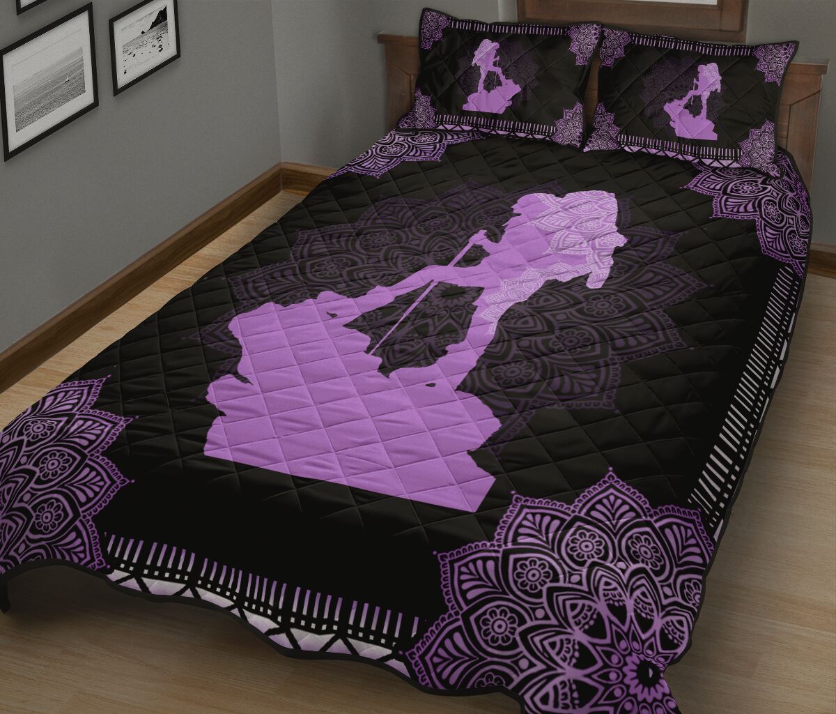 Hiking Quilt Bed Set 98 - Love Quilt Bedding Set