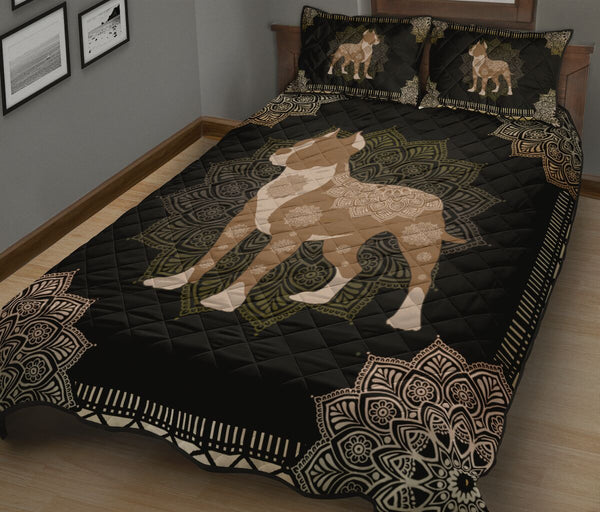 Pitbull Quilt Bed Set 12 - Love Quilt Bedding Set