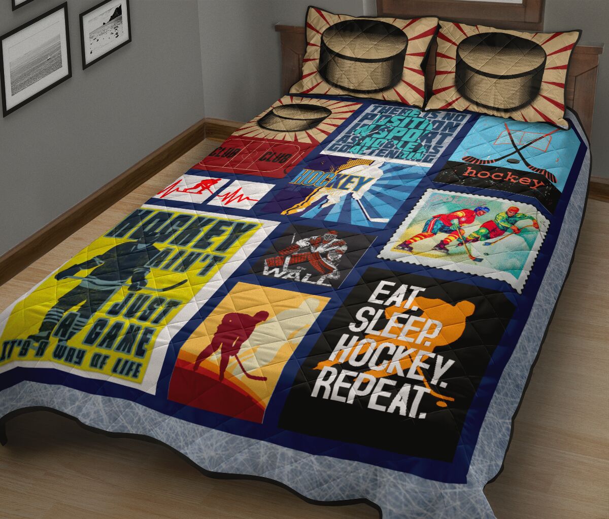 Ice Rink - Bed Set - Love Quilt Bedding Set