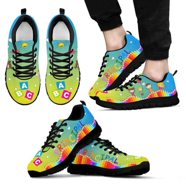 Principal Abc Blue Yellow Kd Sneakers, Runni- Love Sneakers