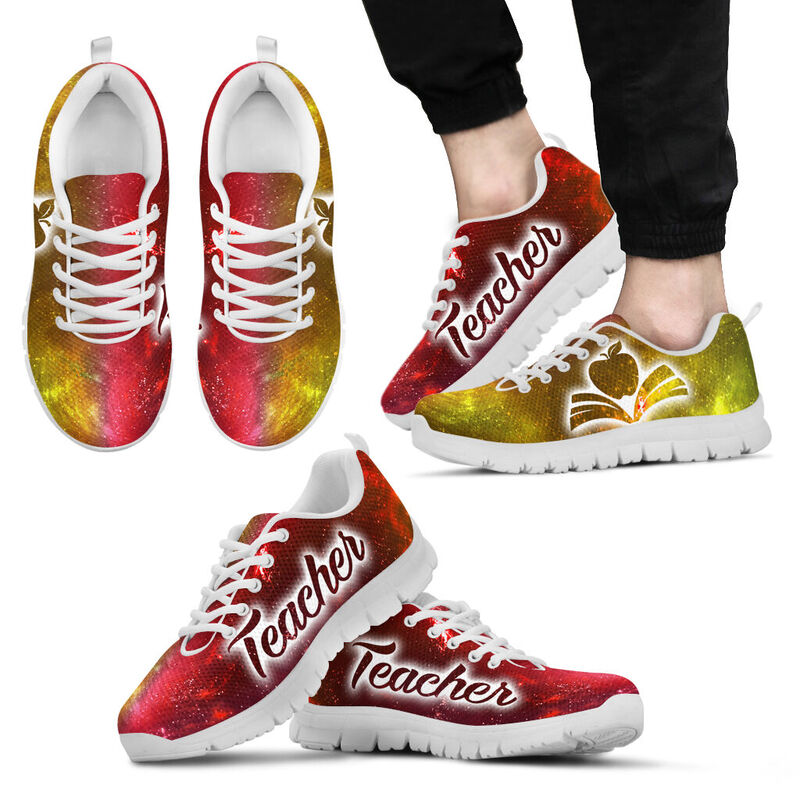 Teacher Galaxy2 Maroon Gold Kd Sneakers, Running Shoes, Shoes For Women, Shoes For Men, Cust- Love Sneakers