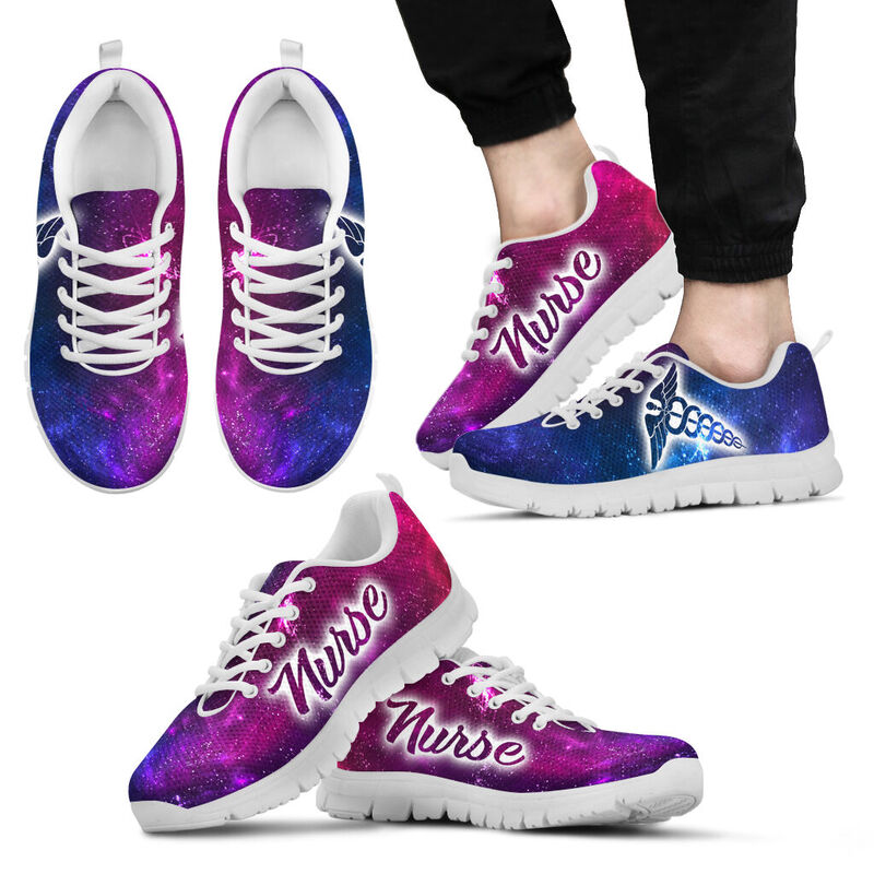 Nurse Galaxy2 Sneakers, Running Shoes, Shoes For Women, Shoes For Men, Custom Shoes, L- Love Sneakers