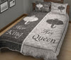 Elephant - King And Queen - Love Quilt Bedding Set