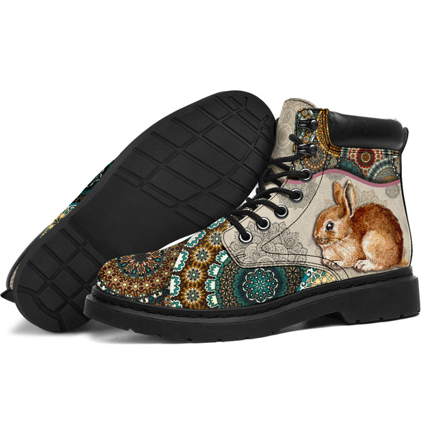 Rabbit - Vintage Mandala Asboot Sky - Love All Season Boots