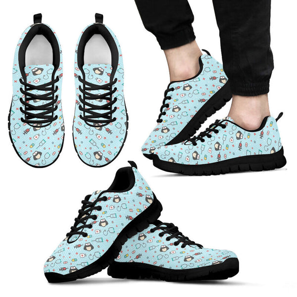 Nurse Partten Sneakers, Running Shoes, Shoes For Women, Shoes For Men, Custom Shoes, L- Love Sneakers
