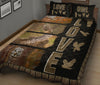 Owl Mandala Love Art Style Quilt Bed Set - Love Quilt Bedding Set