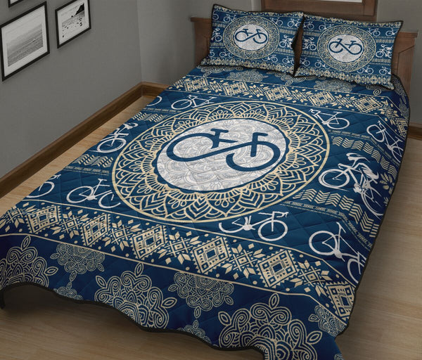 Cycling Mandala Pattern - Bed Set - Love Quilt Bedding Set