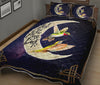 Hummingbird I Love You To The Moon And Back Quilt Bed Set 8- Love Quilt Bedding Set