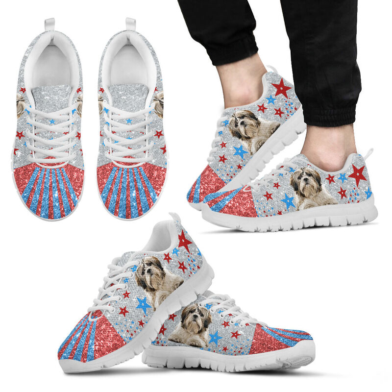 Dt-9 Shih Tzu Circle Shoes (not A Glittered Product) Sneakers, Running - Love Sneakers