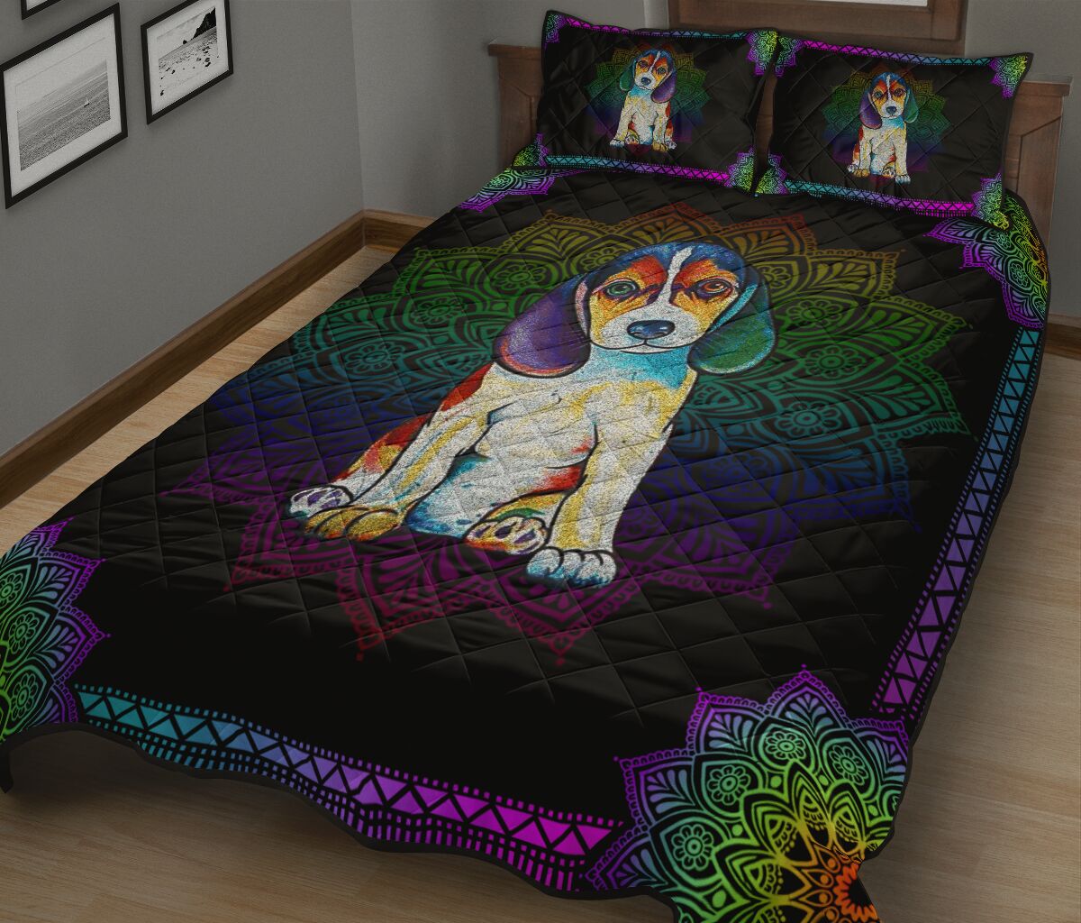 Quilt Bed Set - Beagle 30 - Love Quilt Bedding Set