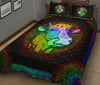 Quilt Bed Set - Cow - Rainbow 78 - Love Quilt Bedding Set