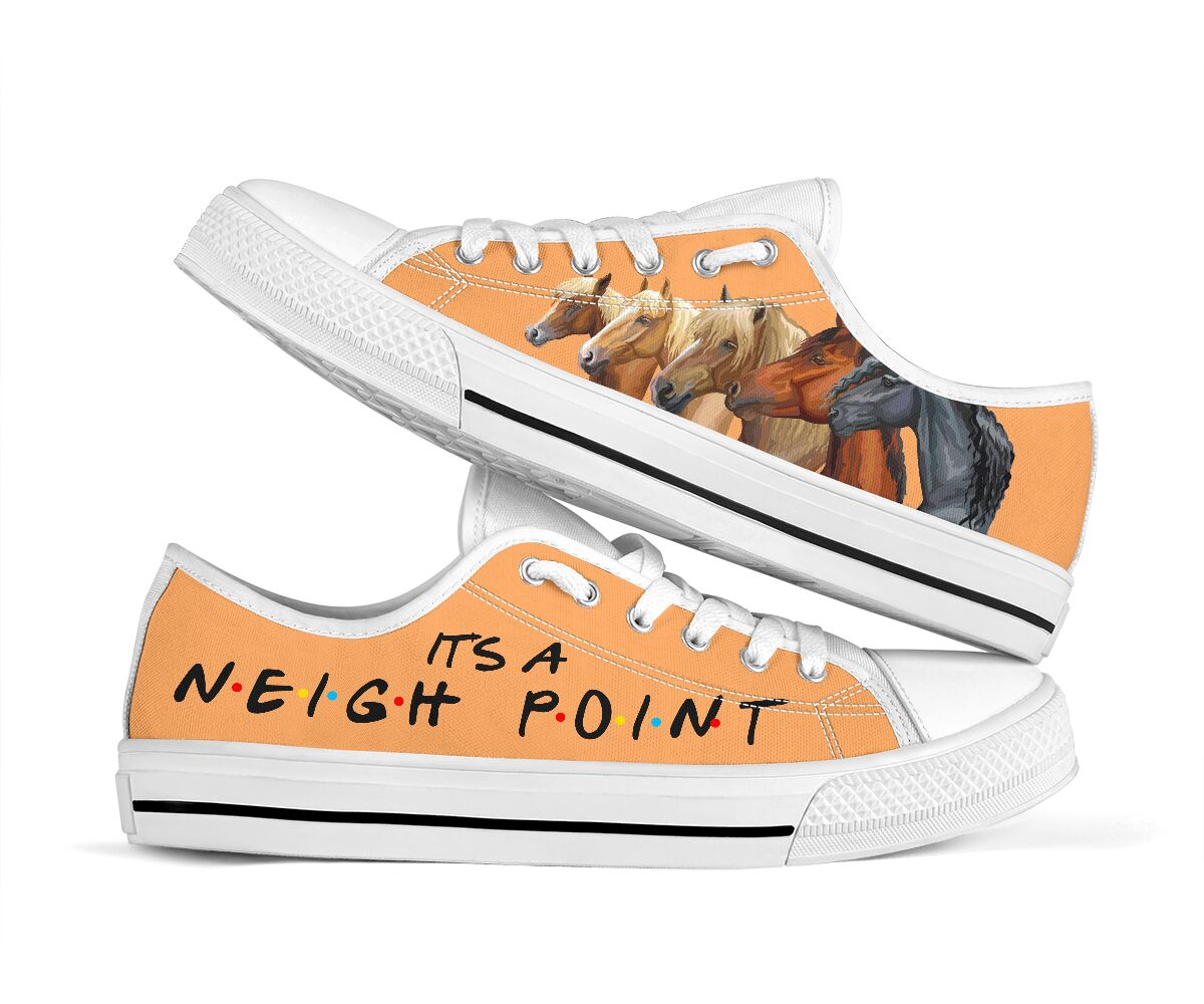 Horse - Its A Neigh Point Low Top Shoes