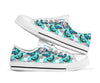 Butterfly Tropical Leaves Low Top Shoes